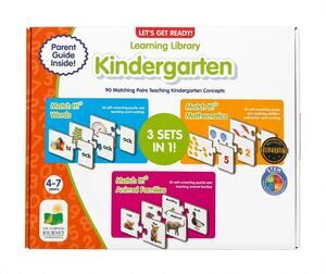 Learning Journey Kindergarten Puzzle Set Match It Words Math Animals